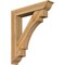 Ekena Millwork Merced Traditional Rough Sawn Bracket w/ Offset Brace, Western Red Cedar, 8"W x 42"D x 48"H BKT0806X42X48MRC01RWR - alternate 1